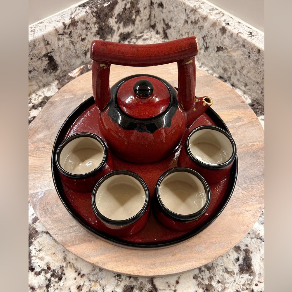Pier 1 Shanghai Teaset – Vintage, Complete Set